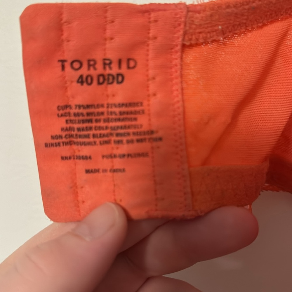 Torrid Push-Up Bra 40DDD - Picture 3 of 3